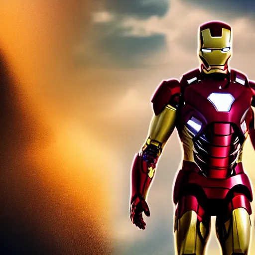 Image similar to film still of michael jackson as Iron Man, cinematic-shot, 4k