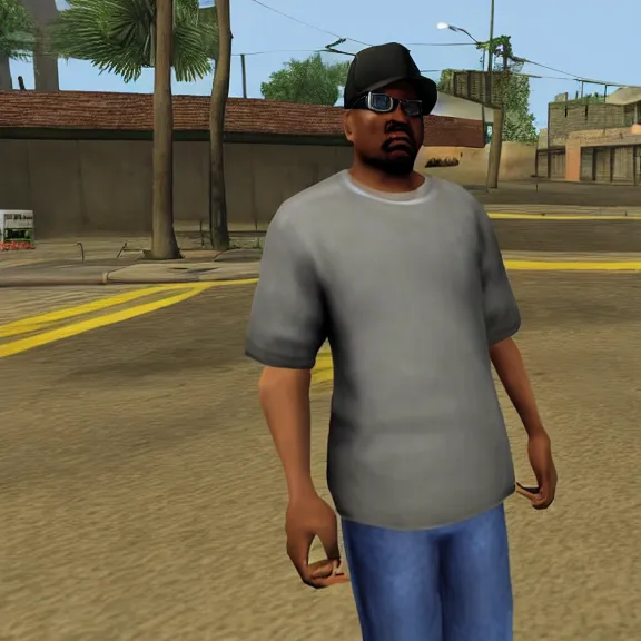 Image similar to screenshot of big smoke from gta san andreas for the ps 2