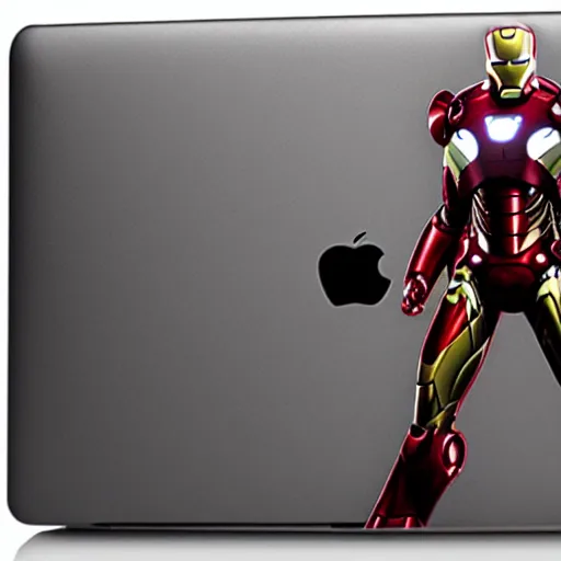 Image similar to iron man laptop