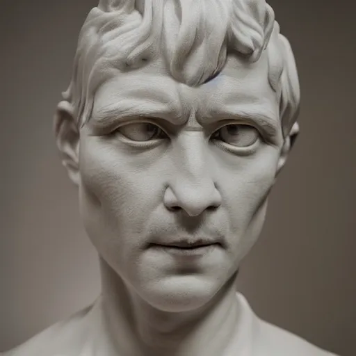 Prompt: a porcelain sculpture of god's face in the style of thomas schutte, lucid dream series, cinematic, hyper - realistic, very detailed, ray tracing, 8 k resolution, long - shot, sharp focus, low angle, 8 5 mm photograph, wide lens