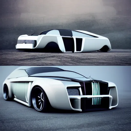 Image similar to khyzyl saleem car :: Rolls-Royce 103EX : medium size: 7, u, x, y, o medium size form panels: motherboard medium size forms : zaha hadid architecture big size forms: brutalist medium size forms: sci-fi futuristic setting: Ash Thorp car: ultra realistic phtotography, keyshot render, octane render, unreal engine 5 render , high oiled liquid glossy specularity reflections, ultra detailed, 4k, 8k, 16k: blade runner 2049 color colors : Cyberpunk 2077, ghost in the shell, thor 2 marvel film colors: cinematic, high contrast: tilt shift: sharp focus