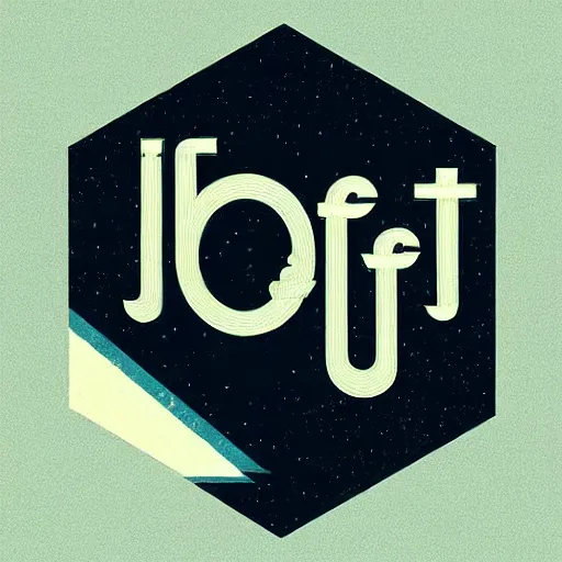 Prompt: “Jeffrey” logo, “Jeffrey” in text, by Victo Ngai, Kilian Eng and Jake Parker, simple white background