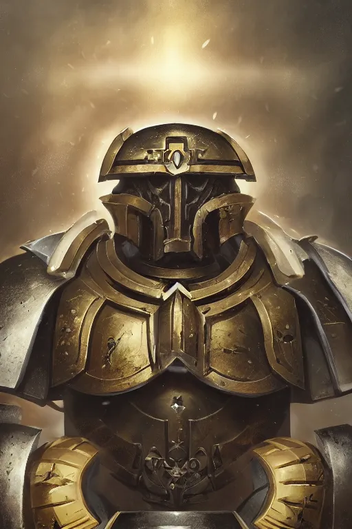 Image similar to armor portrait heros warhammer 4 0 k horus heresy fanart - the primarchs emperor by johannes helgeson animated with vfx concept artist & illustrator global illumination ray tracing hdr fanart arstation zbrush central hardmesh 8 k octane renderer comics stylized