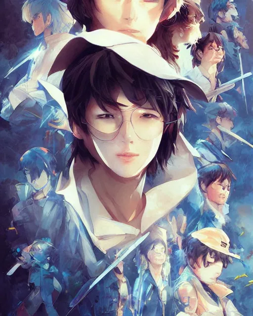 Prompt: hideo kojima, portrait shinkai makoto studio ghibli studio key hideaki anno sakimichan stanley artgerm lau rossdraws james jean marc simonetti elegant highly detailed digital painting artstation pixiv