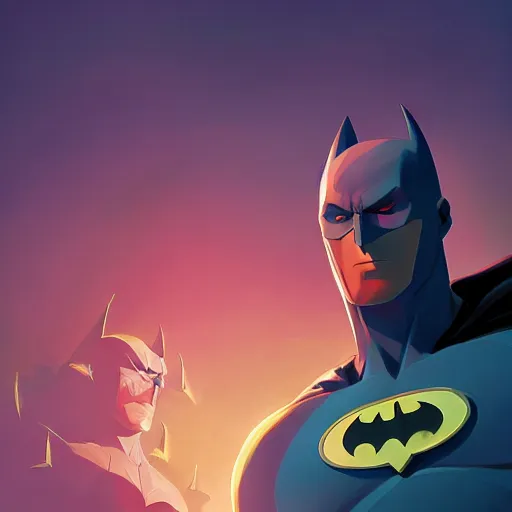 Image similar to hero world batman, behance hd by jesper ejsing, by rhads, makoto shinkai and lois van baarle, ilya kuvshinov, rossdraws global illumination