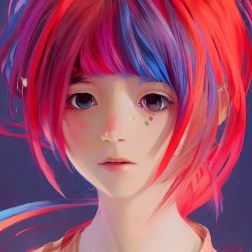 portrait of anime pixie character with colorful | Stable Diffusion ...