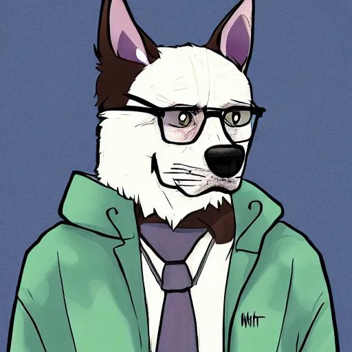 Image similar to Walter White furry art, trending on furaffinity