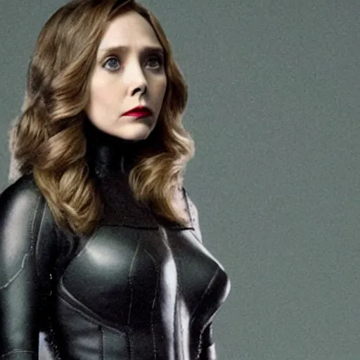 Prompt: elizabeth olsen as catwoman