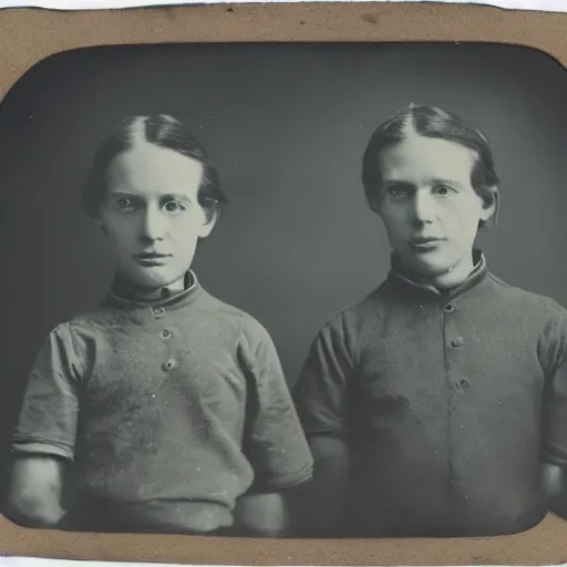 Image similar to tintype photo, two-headed shark