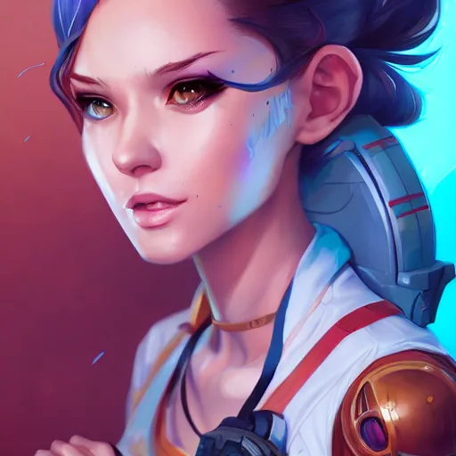 Prompt: a portrait of a beautiful tankgirl, art by lois van baarle and loish and ross tran and rossdraws and sam yang and samdoesarts and artgerm and saruei, digital art, highly detailed, intricate, sharp focus, Trending on Artstation HQ, deviantart, unreal engine 5, 4K UHD image