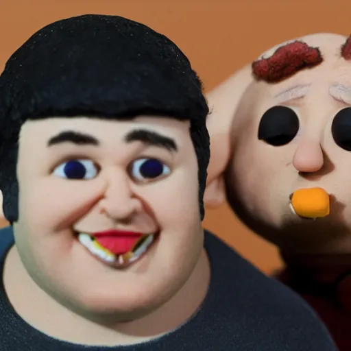 Prompt: rich evans, claymation, stop motion