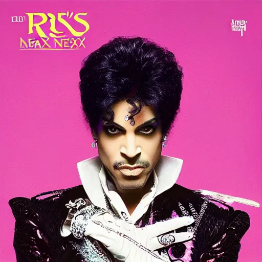 Prompt: the cover artwork for Prince’s next album