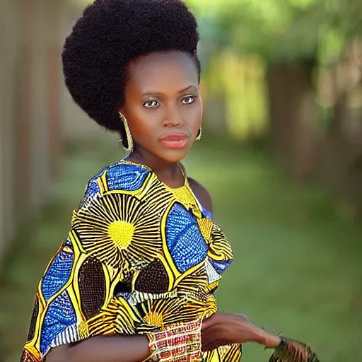 Prompt: pretty african,