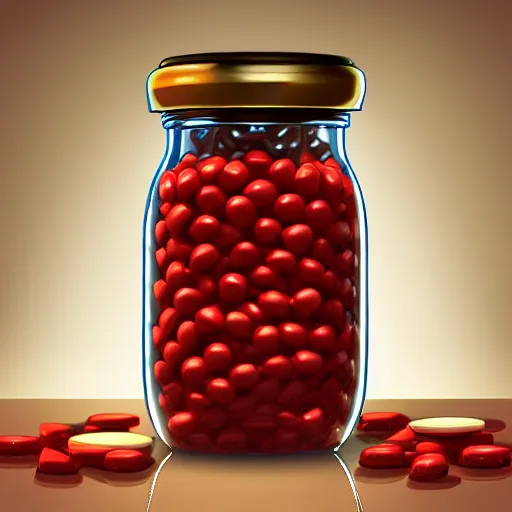 Image similar to jar of candy app icon, cgsociety, artstation, 2 0 1 1