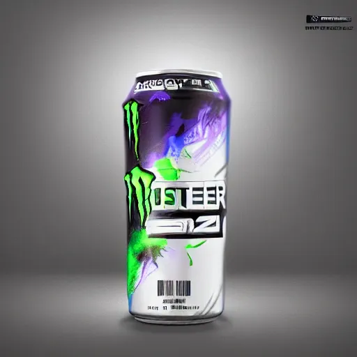 Prompt: new energy drink from monster energy , Ultra realistic illustration, highly detailed, digital painting, artstation, concept art, smooth, sharp focus, illustration