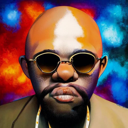 Image similar to Gnarls Barkley Album Cover, realistic, hyperrealistic, highly detailed, very detailed, ultra detailed, HD quality, 4k resolution, 8k resolution, trending on Artstation