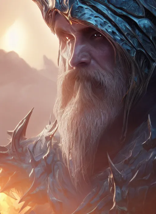 Image similar to giant ultra detailed fantasy, elden ring, realistic, dnd character portrait, full body, dnd, rpg, lotr game design fanart by concept art, behance hd, artstation, deviantart, global illumination radiating a glowing aura global illumination ray tracing hdr render in unreal engine 5