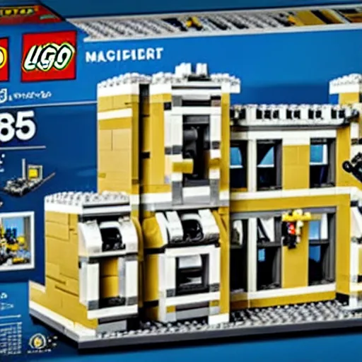 Image similar to mar - a - lago fbi raid lego set