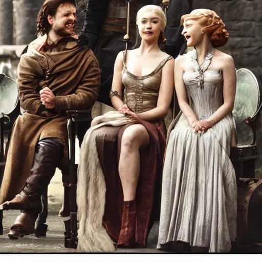 Prompt: GAME OF THRONES AS set in the 50S