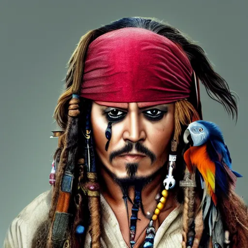 jack sparrow wallpaper on LARGE PRINT 36X24 INCHES Photographic