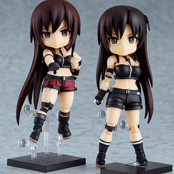 Image similar to Tifa Lockhart, An anime Nendoroid of Tifa Lockhart, figurine, detailed product photo