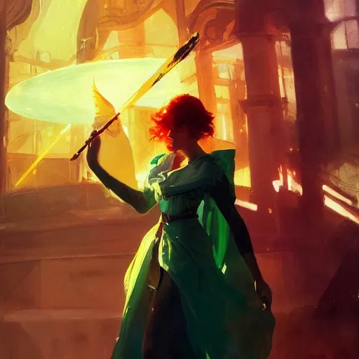 Prompt: a oil art portrait of young mage with neon magic in style of transistor character, character design from d & d, art by anders zorn, wonderful masterpiece by greg rutkowski, beautiful cinematic light, american romanticism by greg manchess, jessica rossier