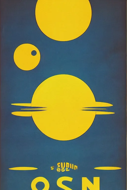 Image similar to poster of the sun, 1 9 5 0 s style, futuristic design, dark, symmetrical, washed out color, centered, art deco, 1 9 5 0's futuristic, glowing highlights, intense