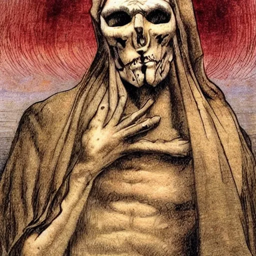 Image similar to charon waiting for you in the river stynx, Dante Allighieri hell