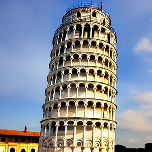 Prompt: the limp tower of pisa