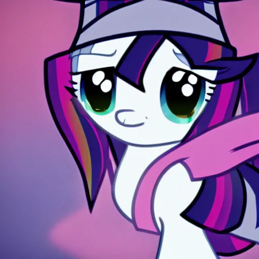 Image similar to twilight sparkle as a touhou character