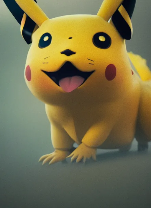 Prompt: closeup portrait of pikachu, depth of field, zeiss lens, detailed, symmetrical, centered, fashion photoshoot, by annie leibovitz and steve mccurry, david lazar, jimmy nelsson, breathtaking, 8 k resolution, extremely detailed, beautiful, establishing shot, artistic, hyperrealistic, beautiful face, octane render