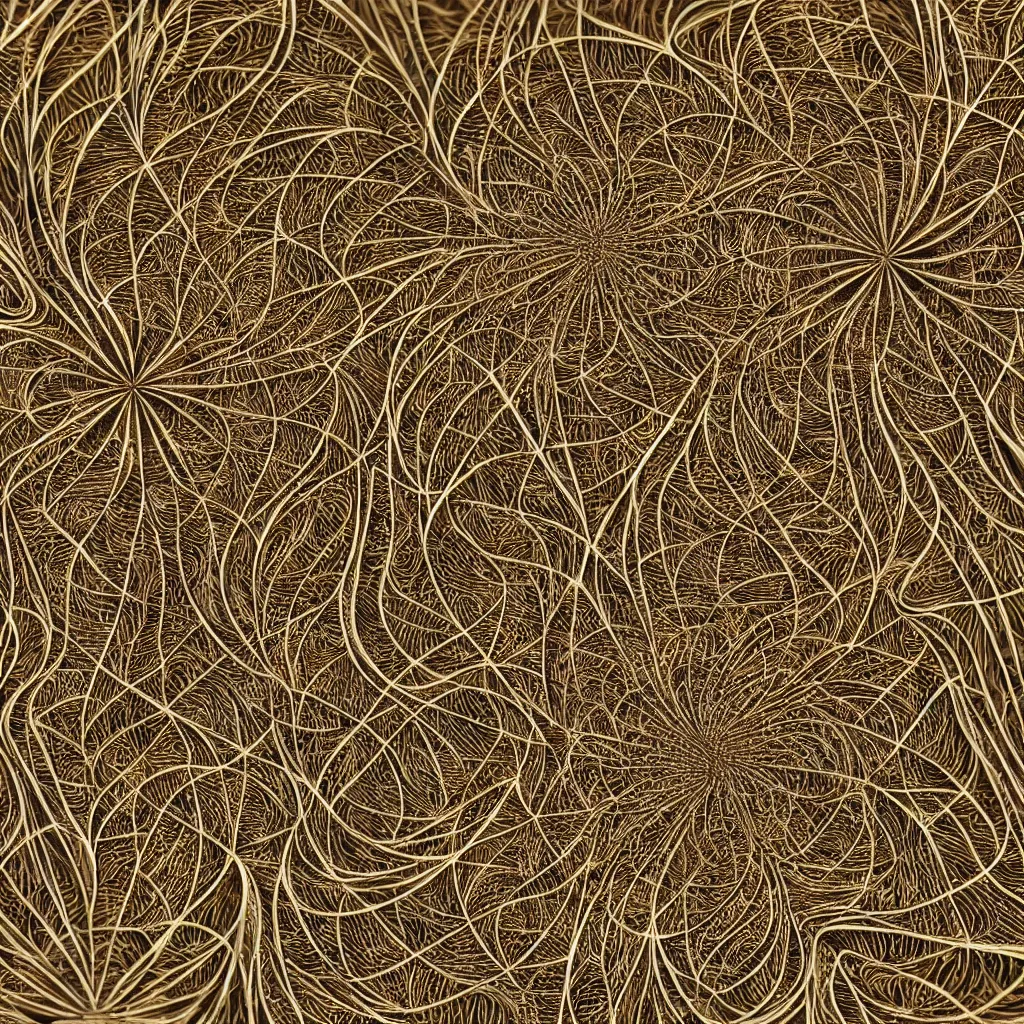 Image similar to macro of geometric complex seed design by ernst haeckel, closeup, fractal, realistic cinema 4 d render, beach sand background, clear focus, very coherent, very detailed