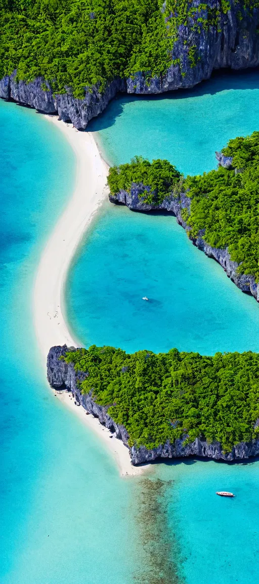 Image similar to bahamas, koh phiphi costa rica, crystal clear blue water, white sandy beach, 8 k wallpaper, stunning photography, beautiful lighting, dslr