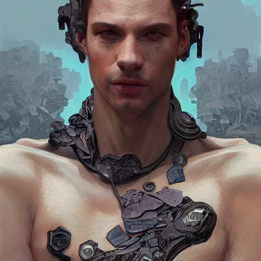 Prompt: brutalist Portrait of Florida Man, intricate, wild, highly detailed, digital painting, artstation, concept art, smooth, sharp focus, illustration, art by artgerm and greg rutkowski and alphonse mucha and Hajime Sorayama