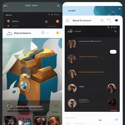 Image similar to Award winning UI design for Discord 2.0, featured on Behance