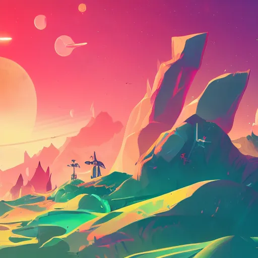 Image similar to i wonder how long this channel will last for no mans sky anton fadeev asher brown durand 8 k resolution