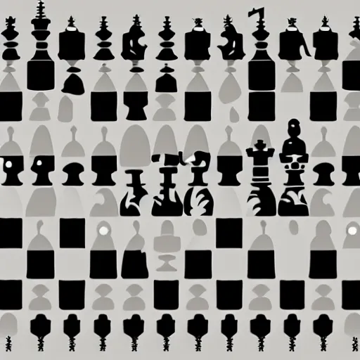 Image similar to futurama characters as chess pieces