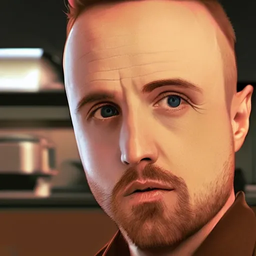 Image similar to Hyperrealistic ultradetailed digital art of Jesse Pinkman working at a coffee shop, realistic, detailed lighting, cinematic, trending on artstation and 500px and behance