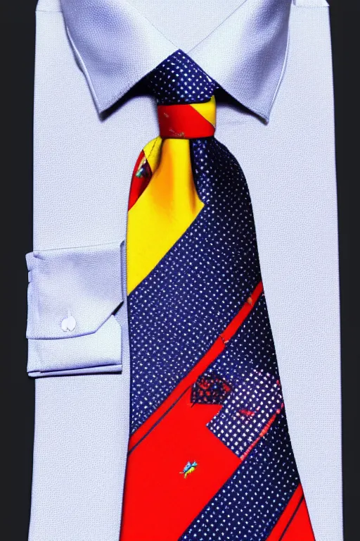 Prompt: men's tie shirt style, pop art