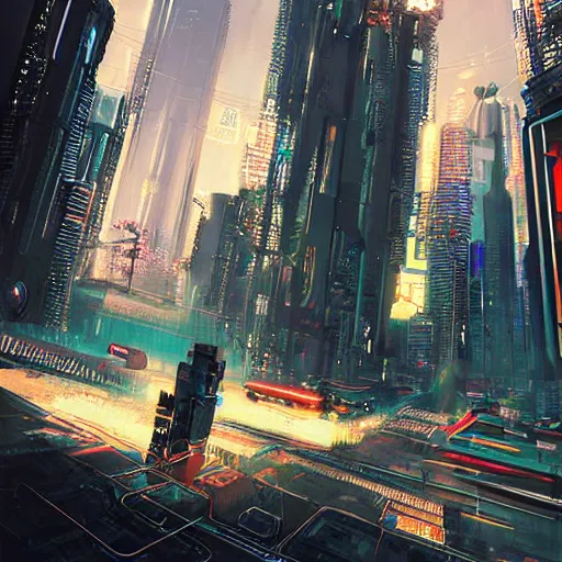 Image similar to cyberpunk art by kobe sek