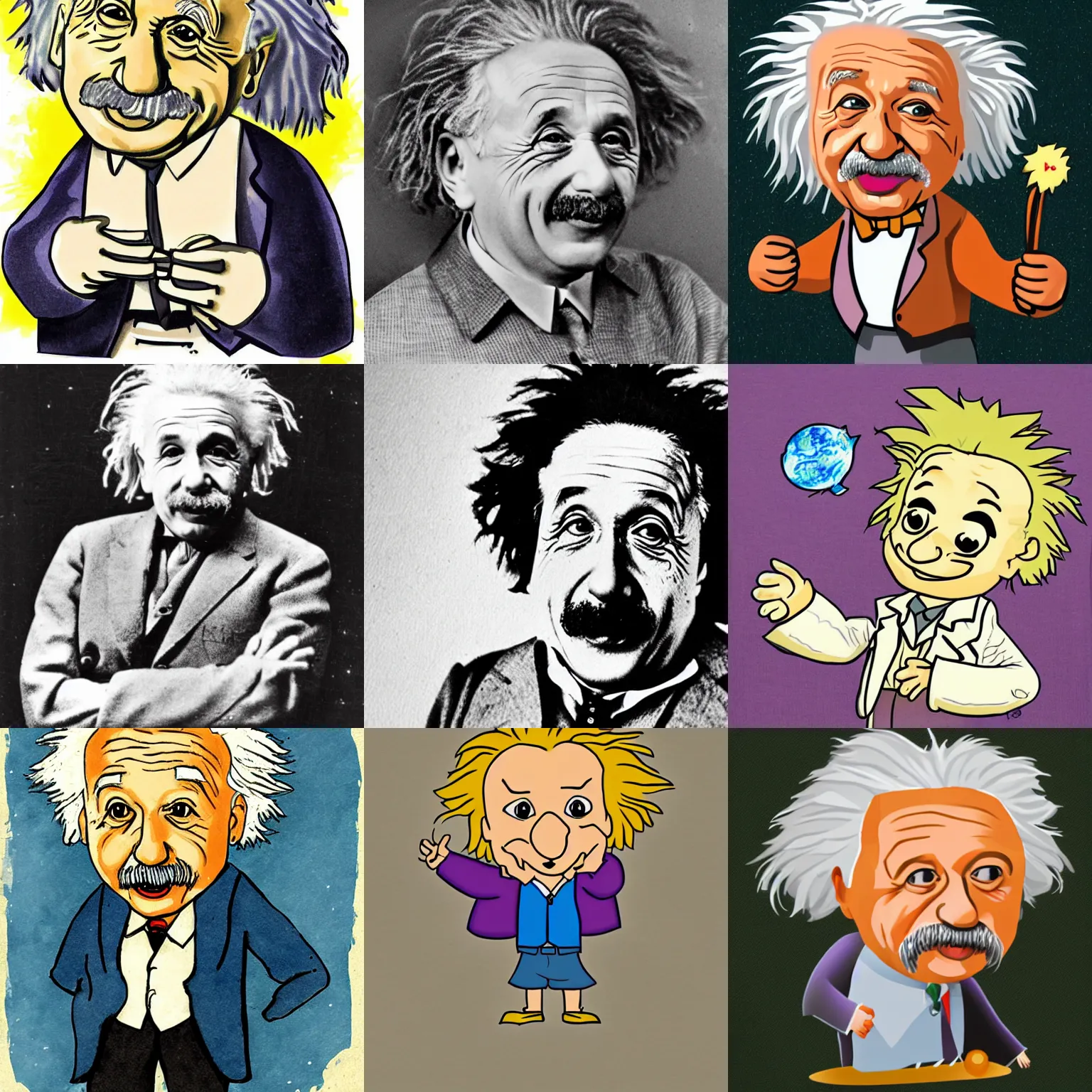 Prompt: einstein chibi