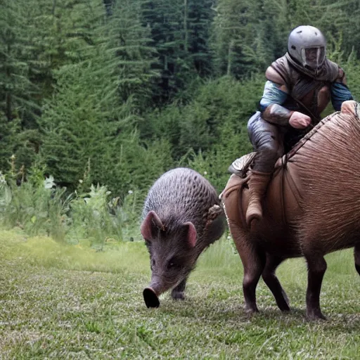 Image similar to real life hog rider