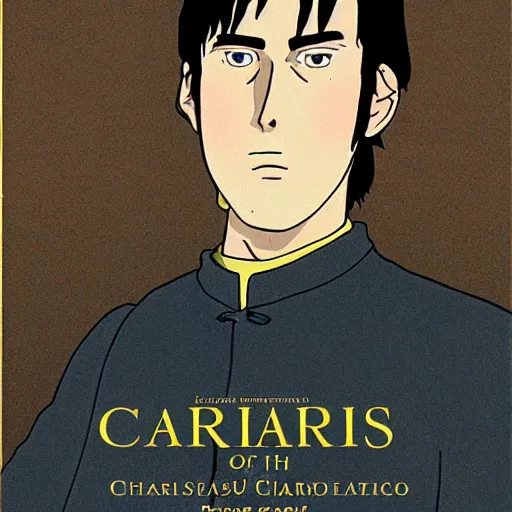 Prompt: portrait of charles 4 th in a miyazaki movie