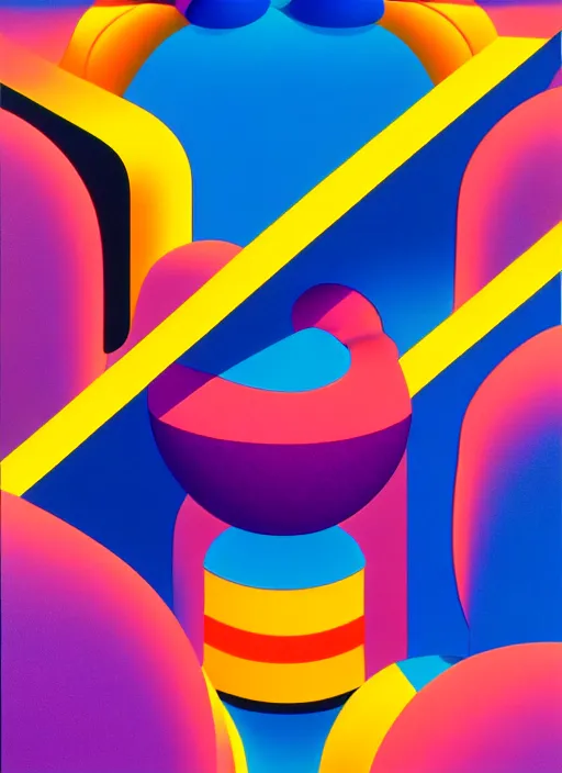 Image similar to abstract 3 d shapes by shusei nagaoka, kaws, david rudnick, airbrush on canvas, pastell colours, cell shaded, 8 k