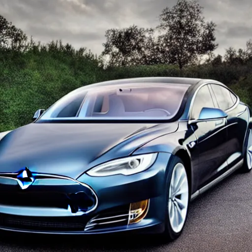 Prompt: full length photo of a tesla model s as a limousine, advertising photography, hdr 8 k photo