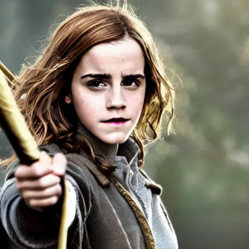 Prompt: Still of Emma Watson as Hermione Granger. Prisoner of Azkaban. During golden hour. Extremely detailed. Beautiful. 4K. Award winning.