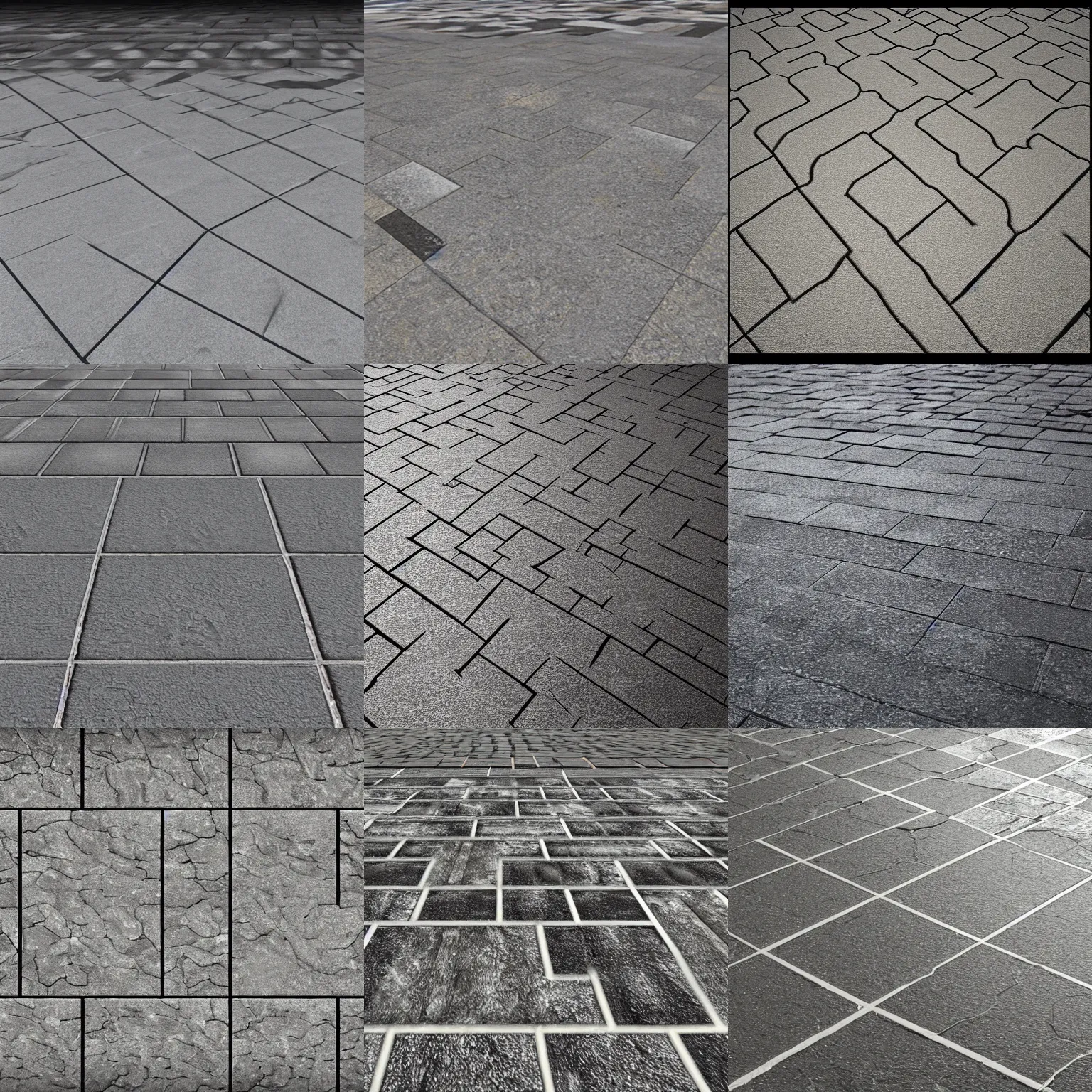 Prompt: photorealistic pavement texture