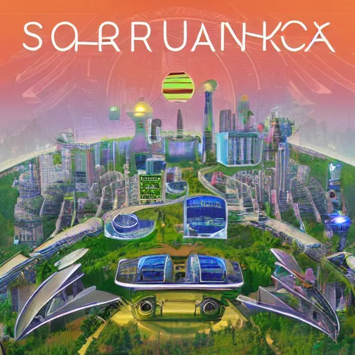 Solarpunk City Poster for Sale by OddestOcean