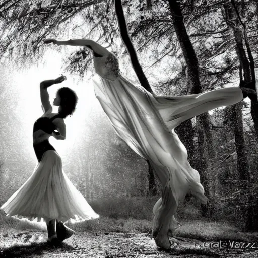 Prompt: dance of the fae by marcel caram and elena vizerskaya