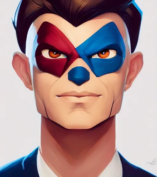 Prompt: face icon stylized minimalist invincible superhero, loftis, cory behance hd by jesper ejsing, by rhads, makoto shinkai and lois van baarle, ilya kuvshinov, rossdraws global illumination